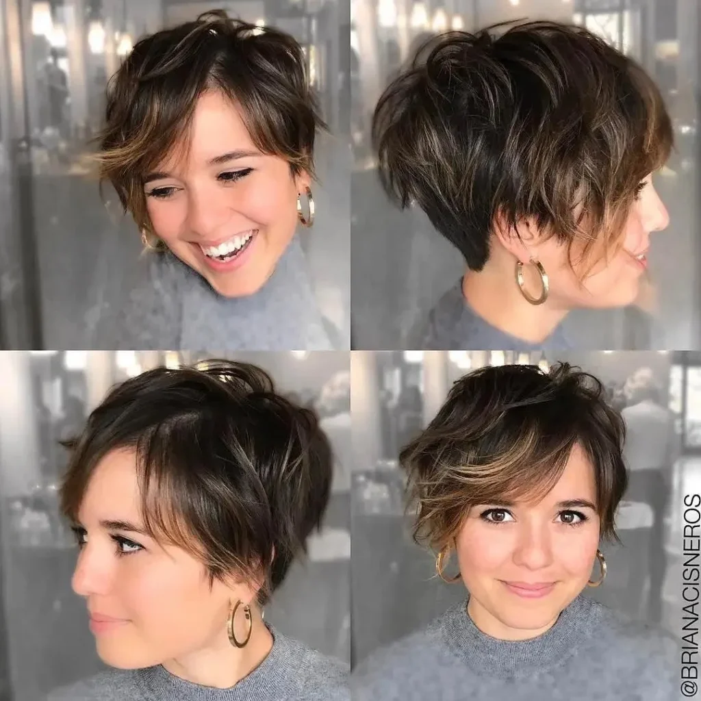 Trendy Bixie Bob Pixie for Round Face