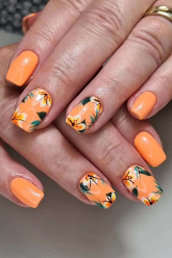 20+ Tropical Vacation Nail Designs That Scream Paradise