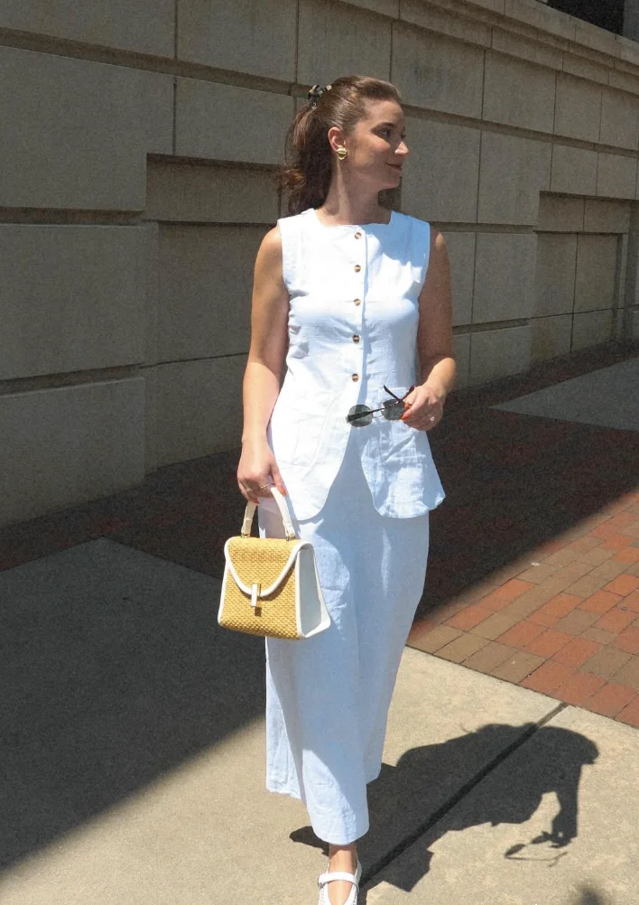 All White Linen Outfit