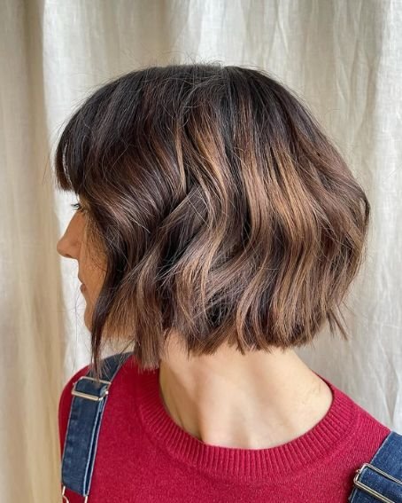 Asymmetric Choppy Bob Haircut