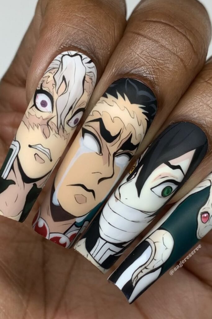 Bold Anime Face Close Ups