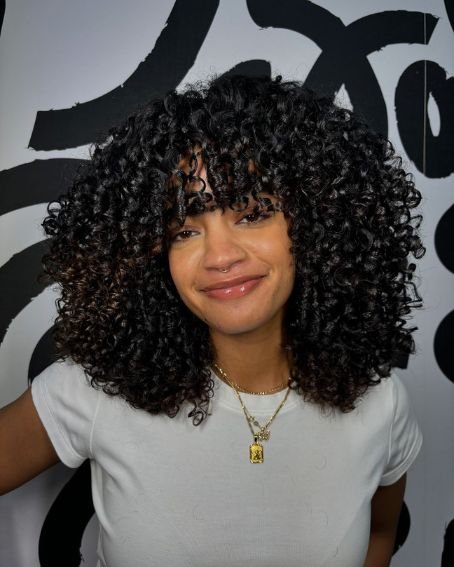 Cascading Afro Curls