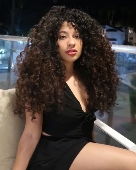 Center Part Layered Curls 1