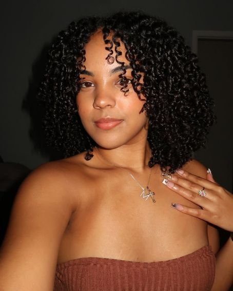 Curly Lob Long Bob