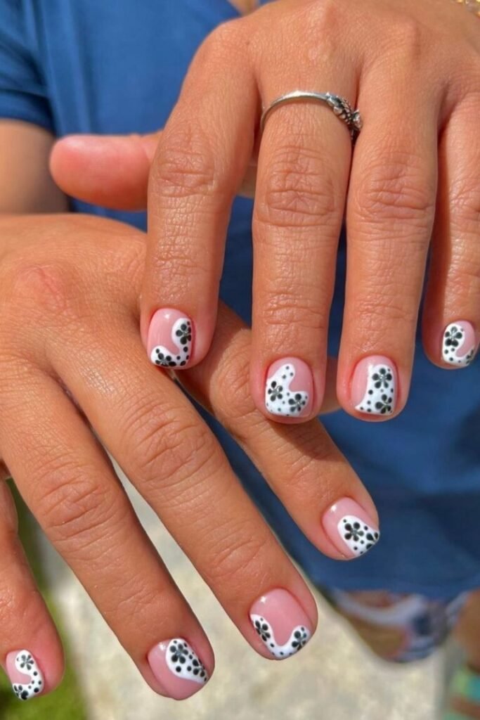 Dalmatian Dots Delight Nails
