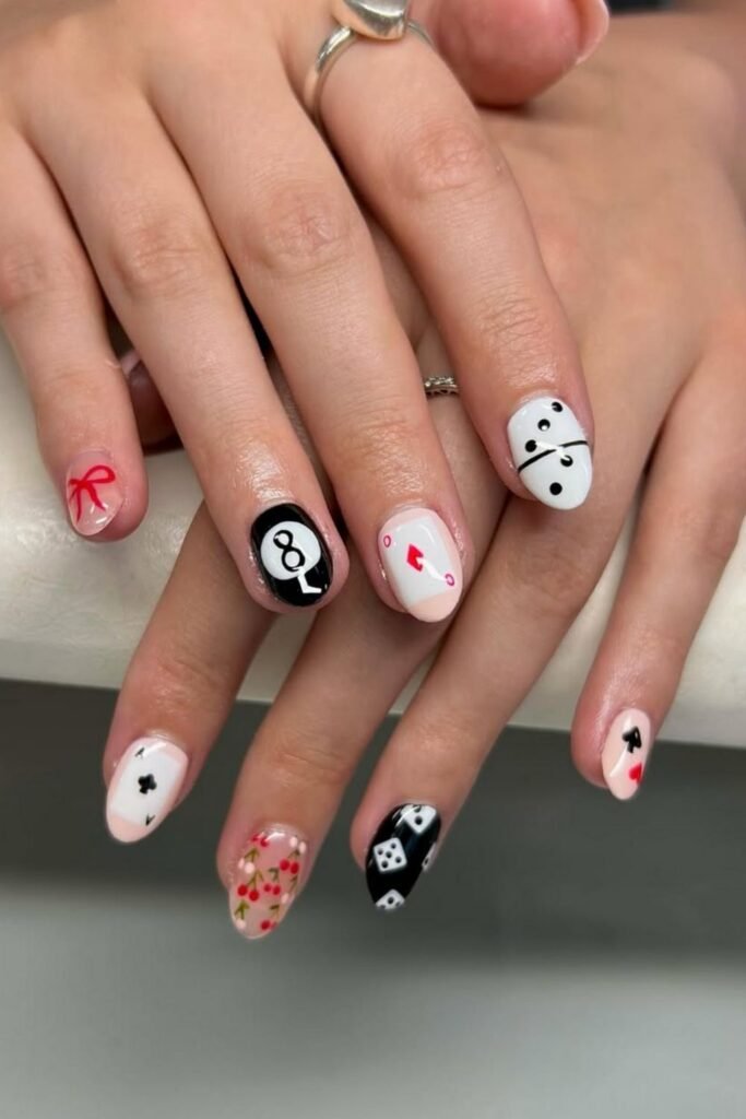 Dice Hearts Minimalist Mix