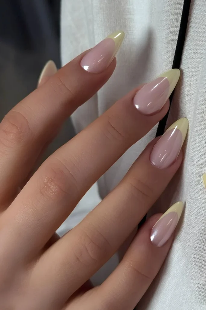 Frosted yellow French manicure.jpg