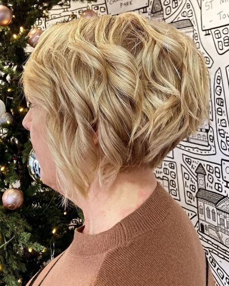 Graduated Choppy Bob Haircut