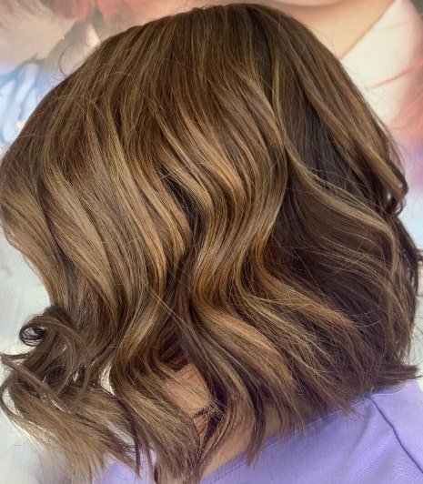 Lob Short Blonde Hairstyle Idea