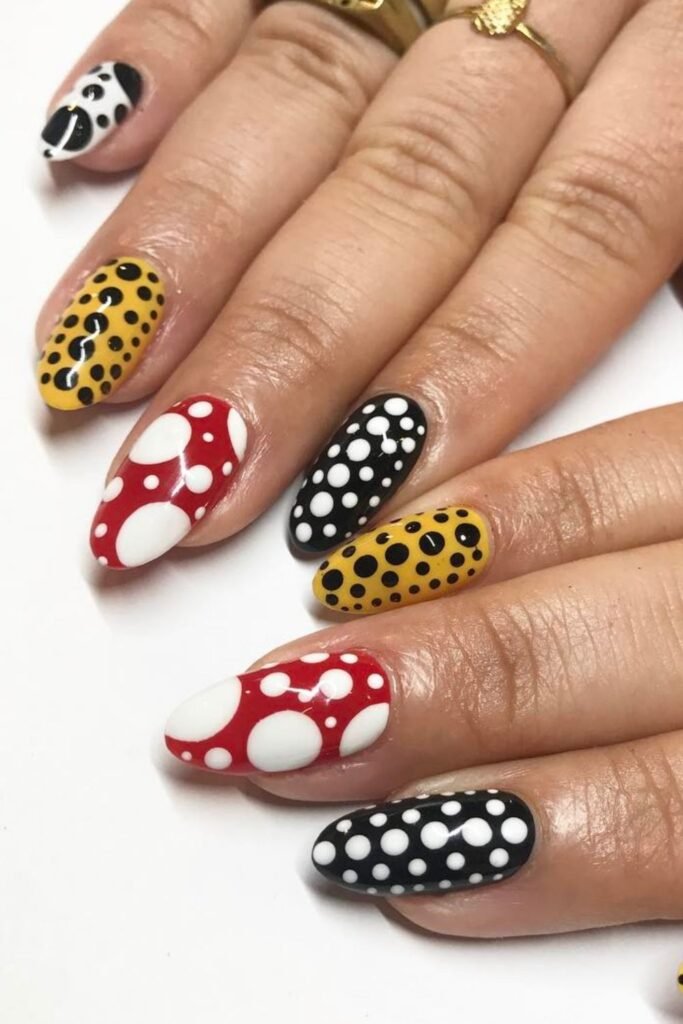 Maximalist Dot Fantasy Nails