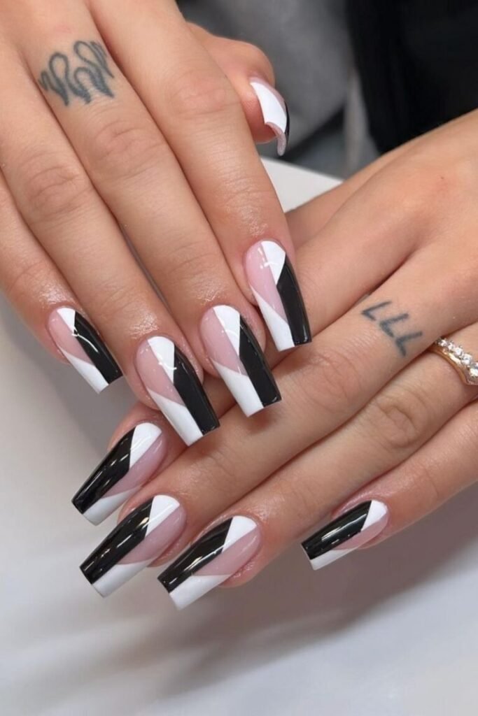 Modern Art Deco Nails