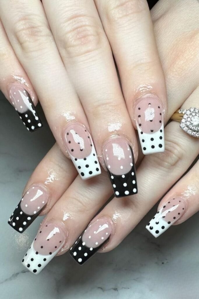 Polka Dot French Twist