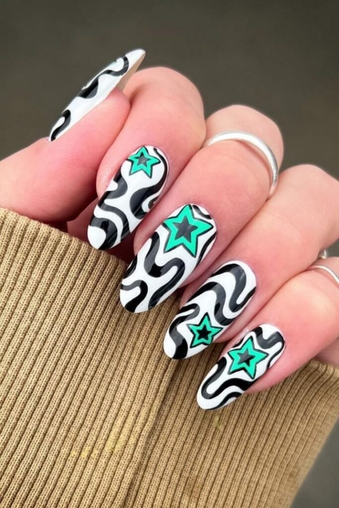 Retro Stars and Waves