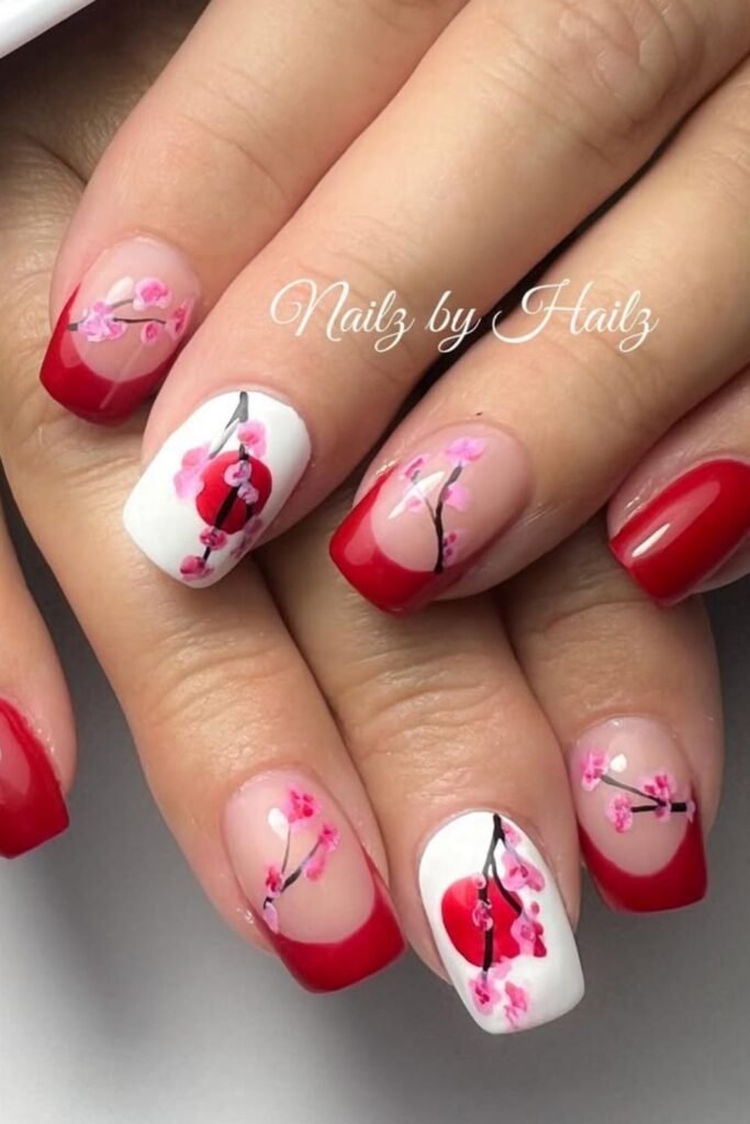 Sakura and Lanterns