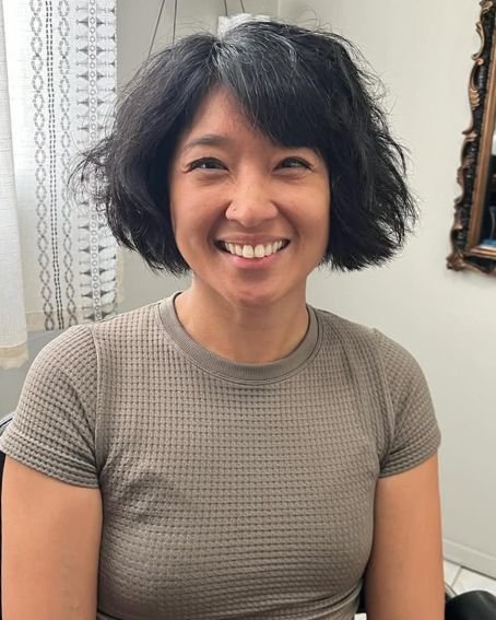 Short Layered Choppy Bob Haircut