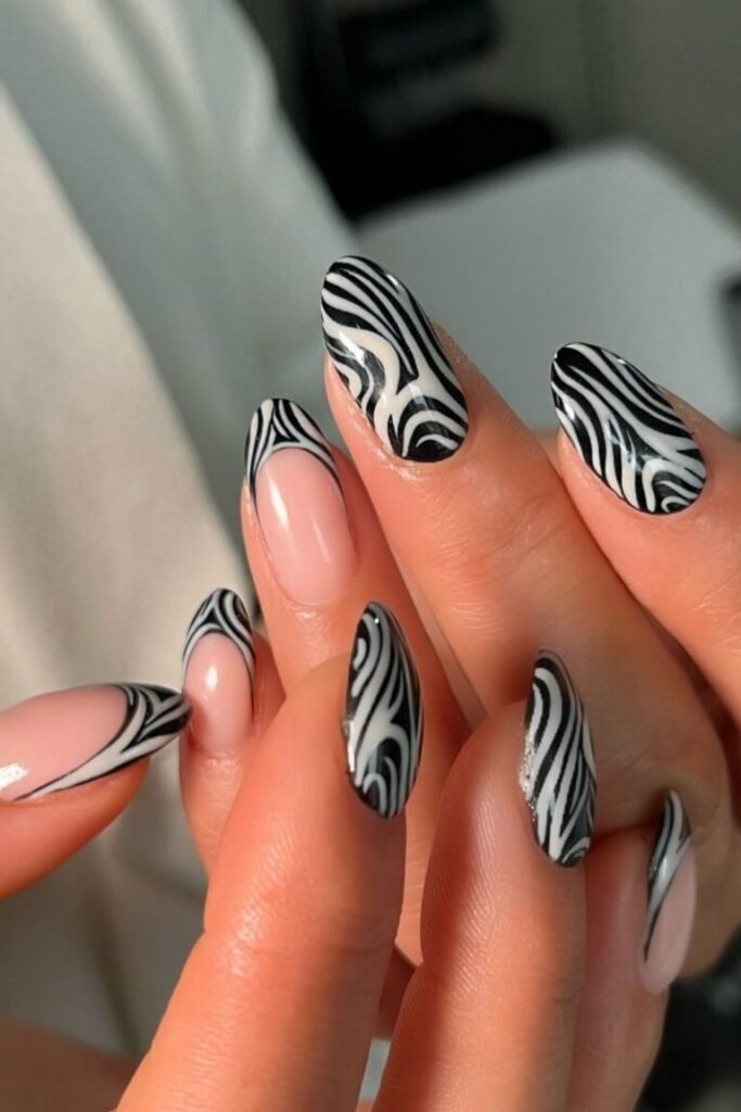 Swirled Elegant Nails