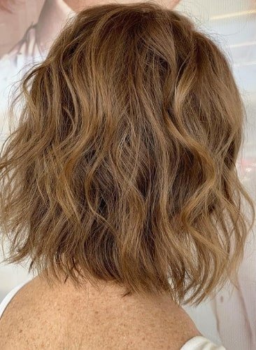 Textured Short Blonde Hairstyle
