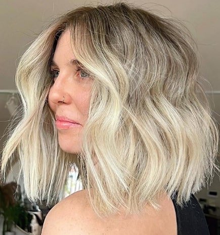 Walnut Short Blonde Hairstyle