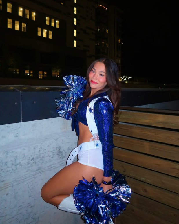 A Dallas Cowboys Cheerleader