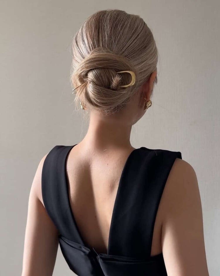 Sleek French Twist