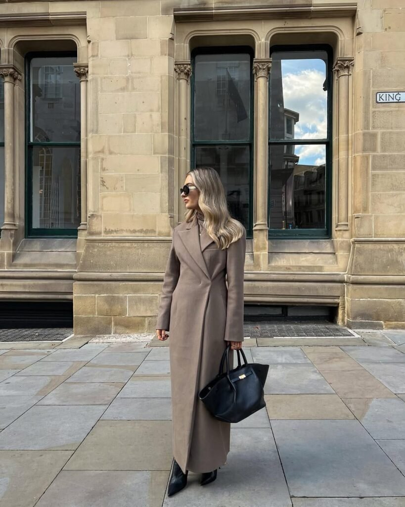 Sleek Maxi Minimal Coat