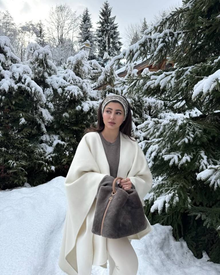 Snowy White Cape and Earthy Luxe Accessories