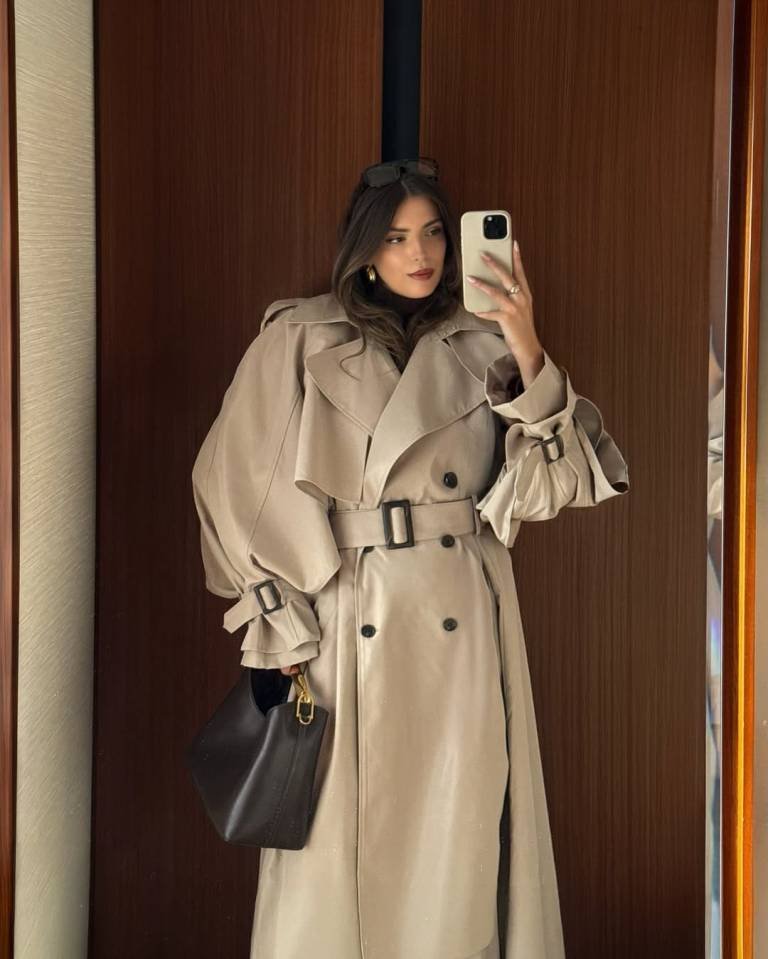 Statement Trench With Modern Belt