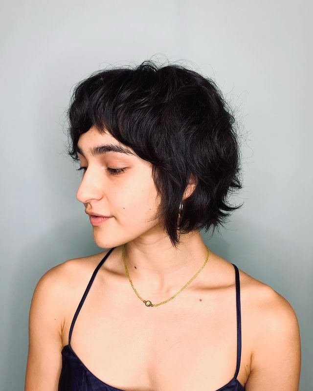 Choppy Bixie with Short Bangs