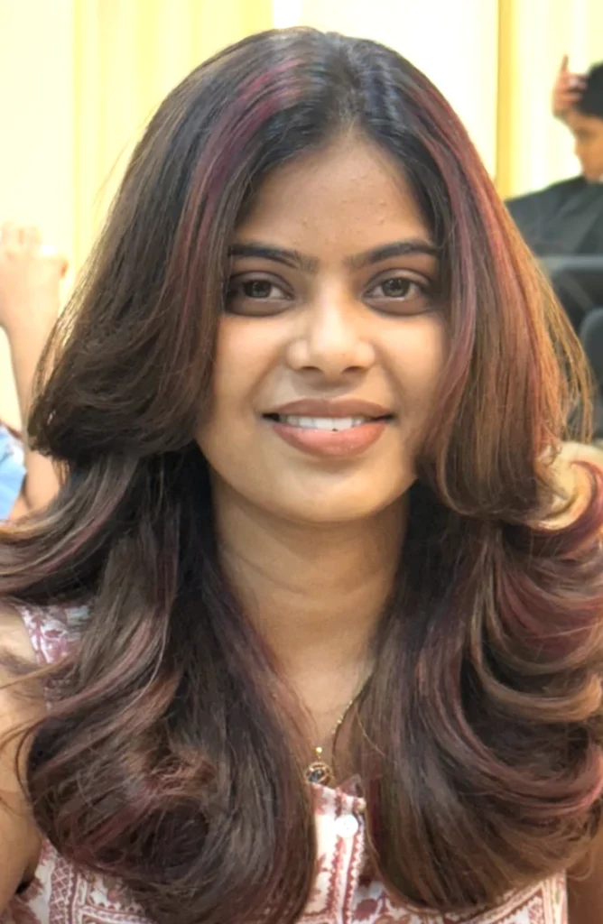 Cinnamon Toned Highlights on Brunette Hair