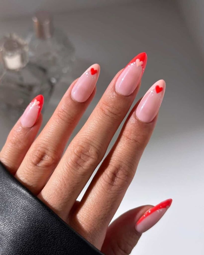 Glossy pink with bold contrast