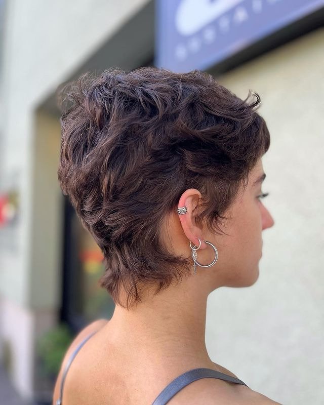 Layered Bixie Cut with Volume