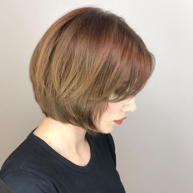 Layered Bob with Face Framing Layers