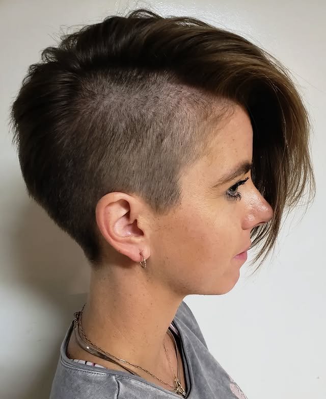 Shaved Side Pixie Cut