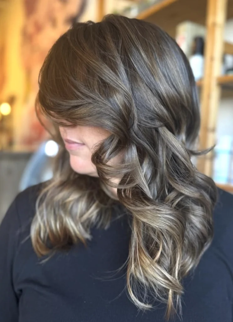 Subtle Caramel Blonde Highlights