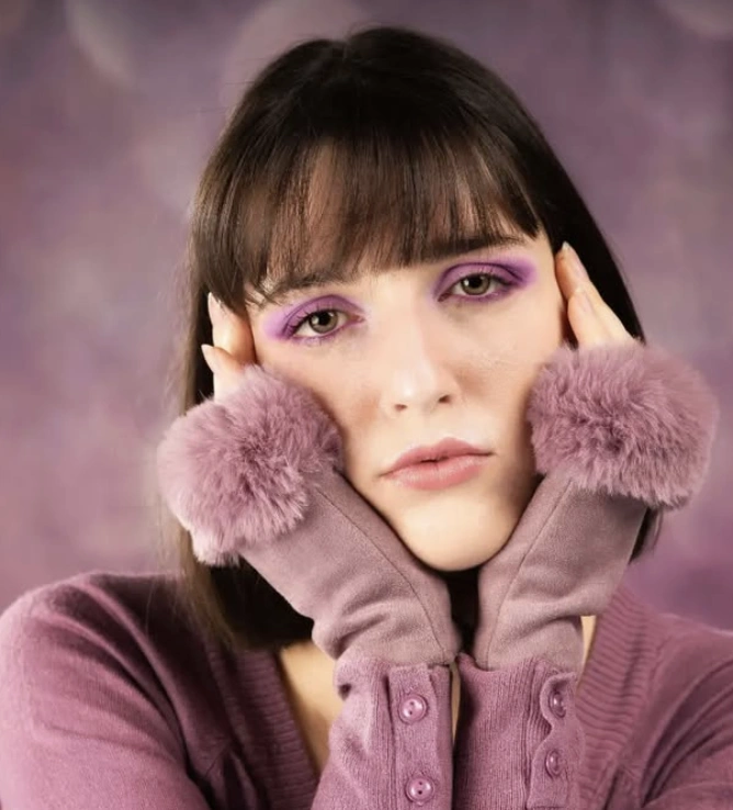 Blunt Bob with Brow Skimming Bangs